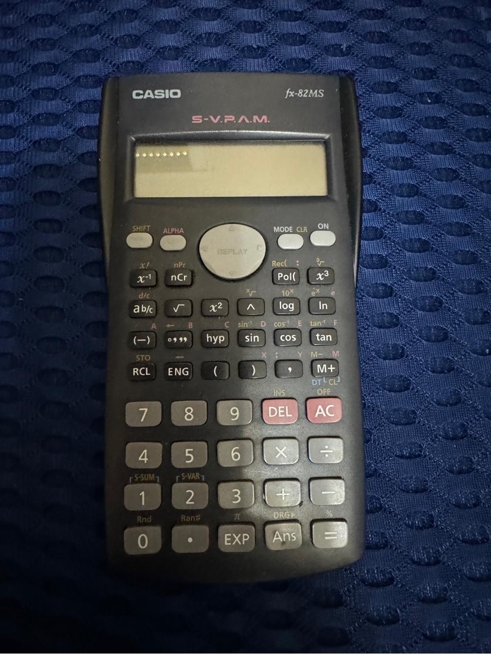Casio fx-82MS Scientific Calculator - Black with Red Accents